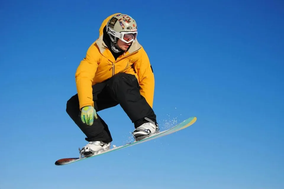 Snowboard : Freestyle au snowpark de Val Thorens à Val Thorens